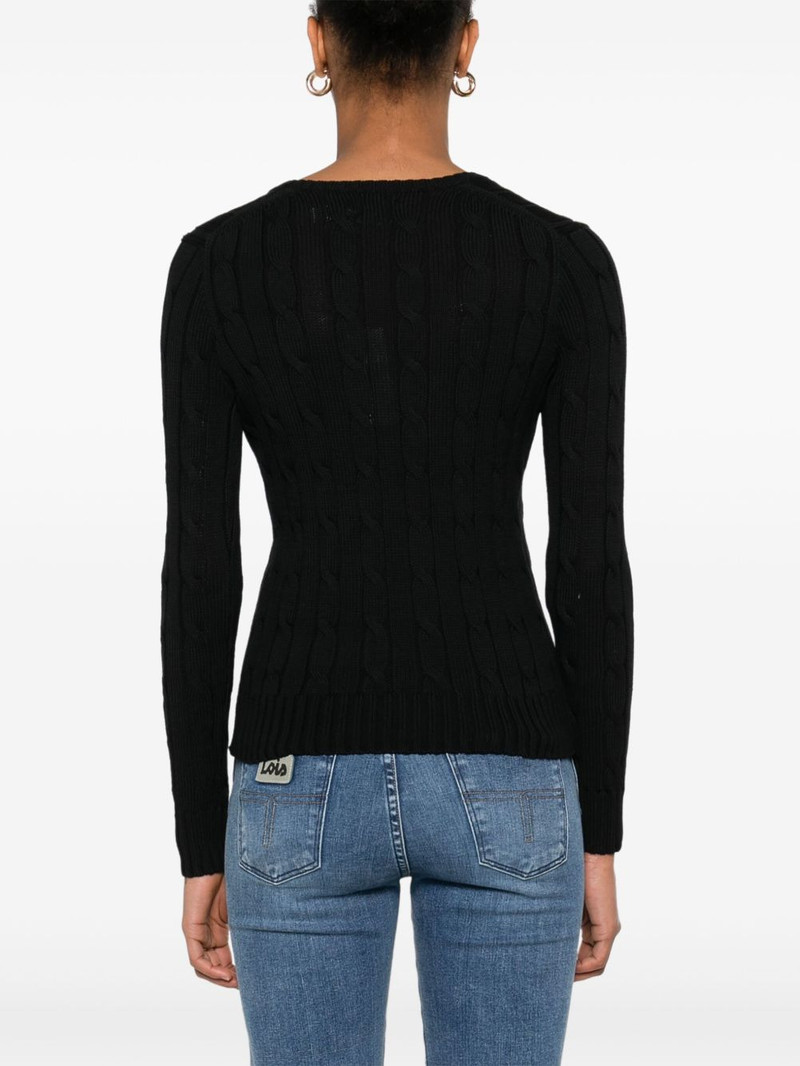 cable-knit cotton sweater 4