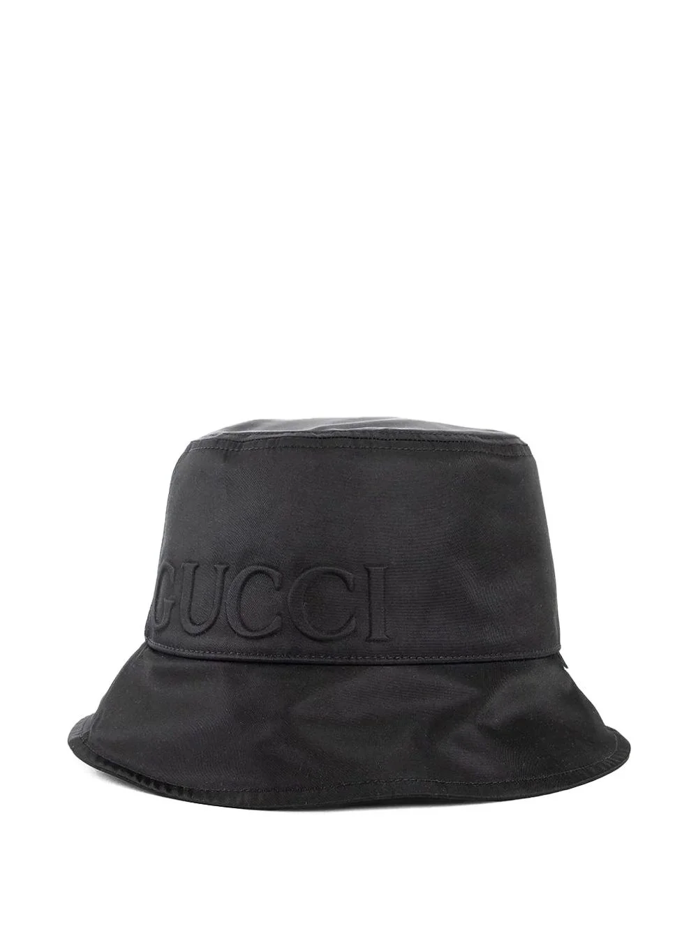 logo-embroidered bucket hat - 1