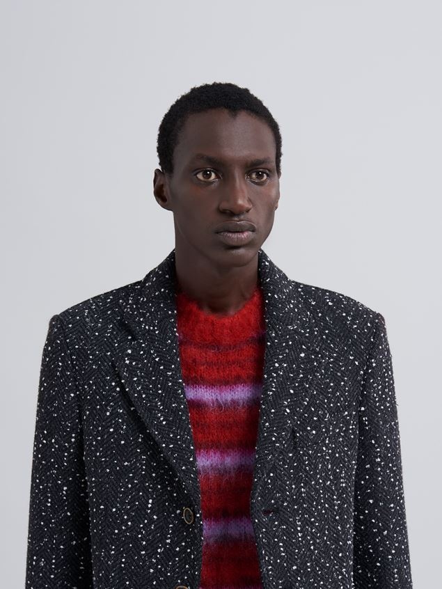 SPECKLED HERRINGBONE JACKET - 4