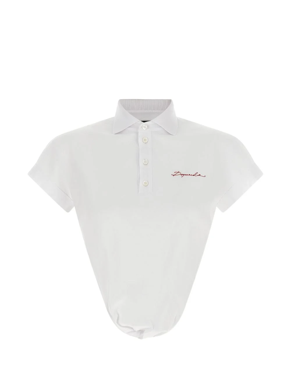 logo-embroidered polo shirt - 1