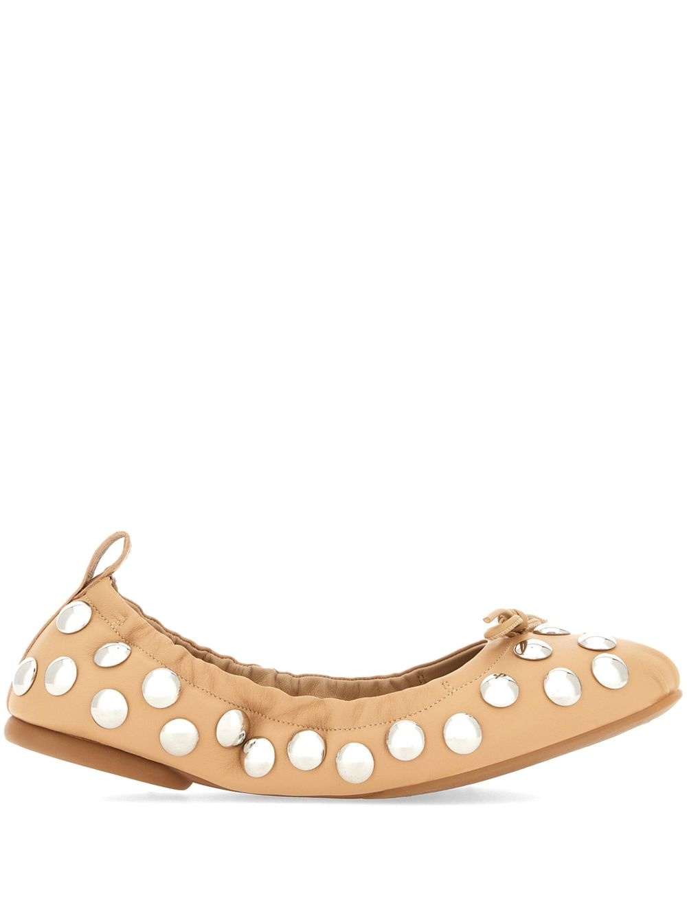stud-embellished ballet flats - 1