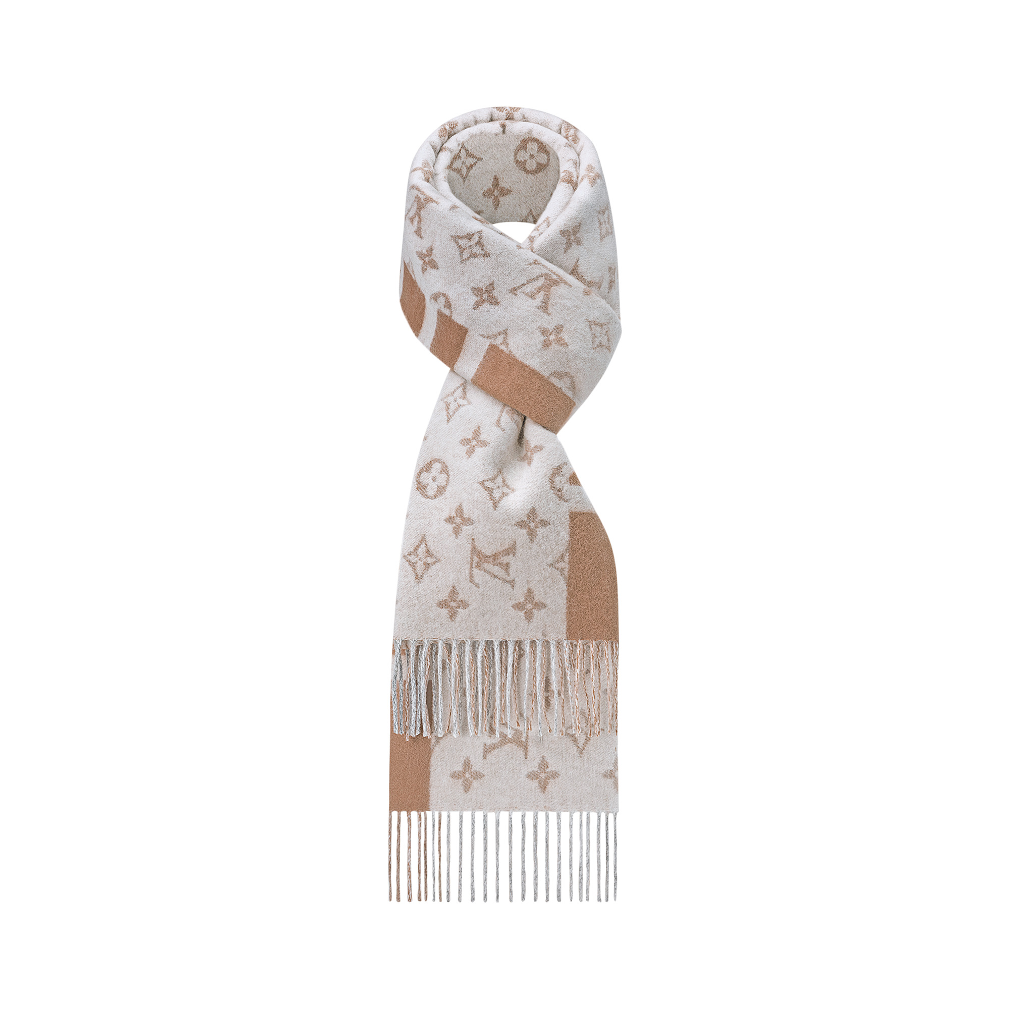 Monogram Split Scarf - 4
