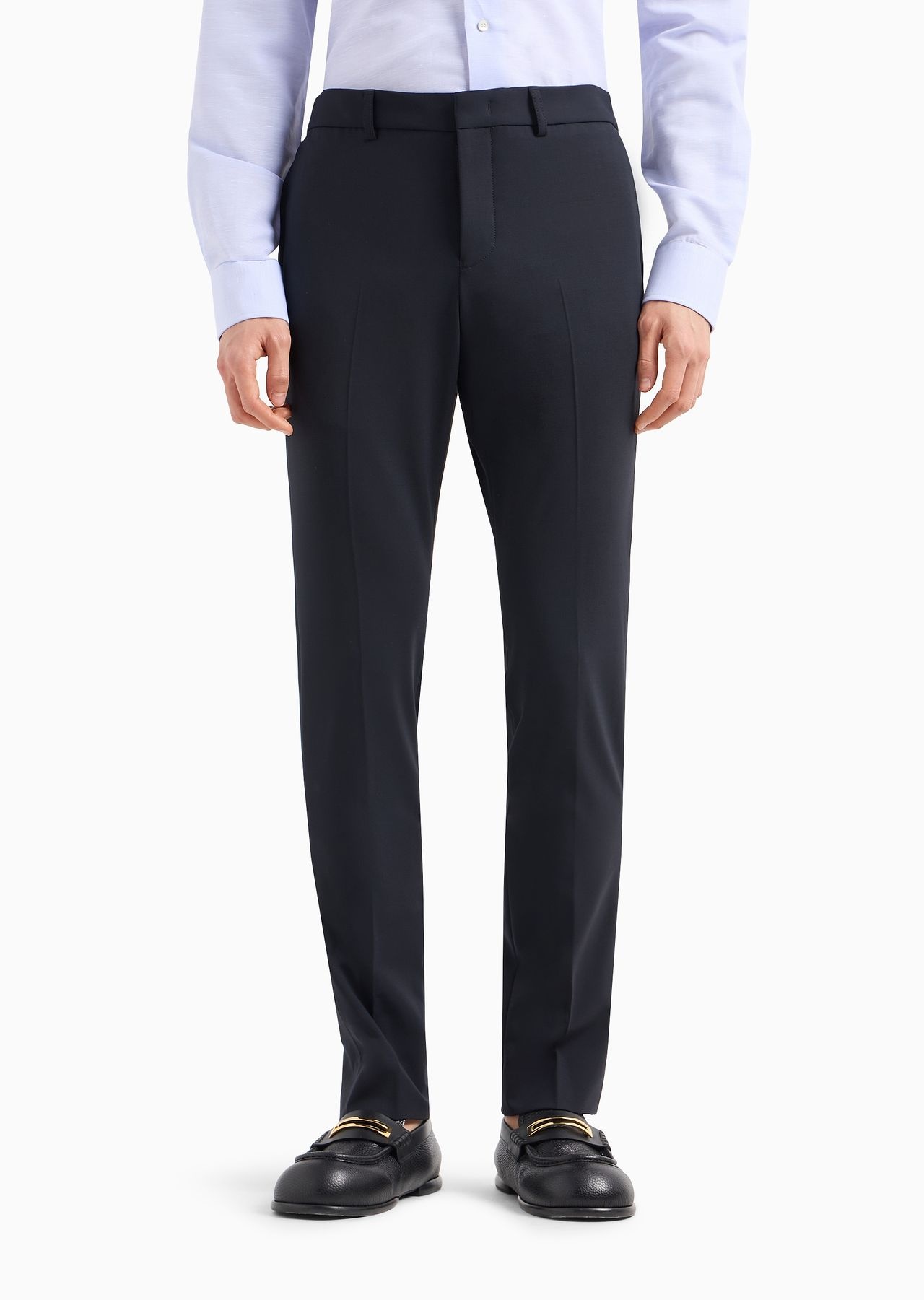 Trousers in two-way stretch virgin wool - 2