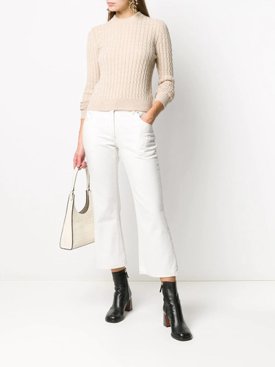 Sara Lanzi long-sleeved chunky knit jumper outlook