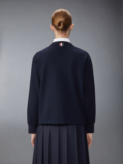 Thom Browne Hector-embroidered cotton sweatshirt outlook