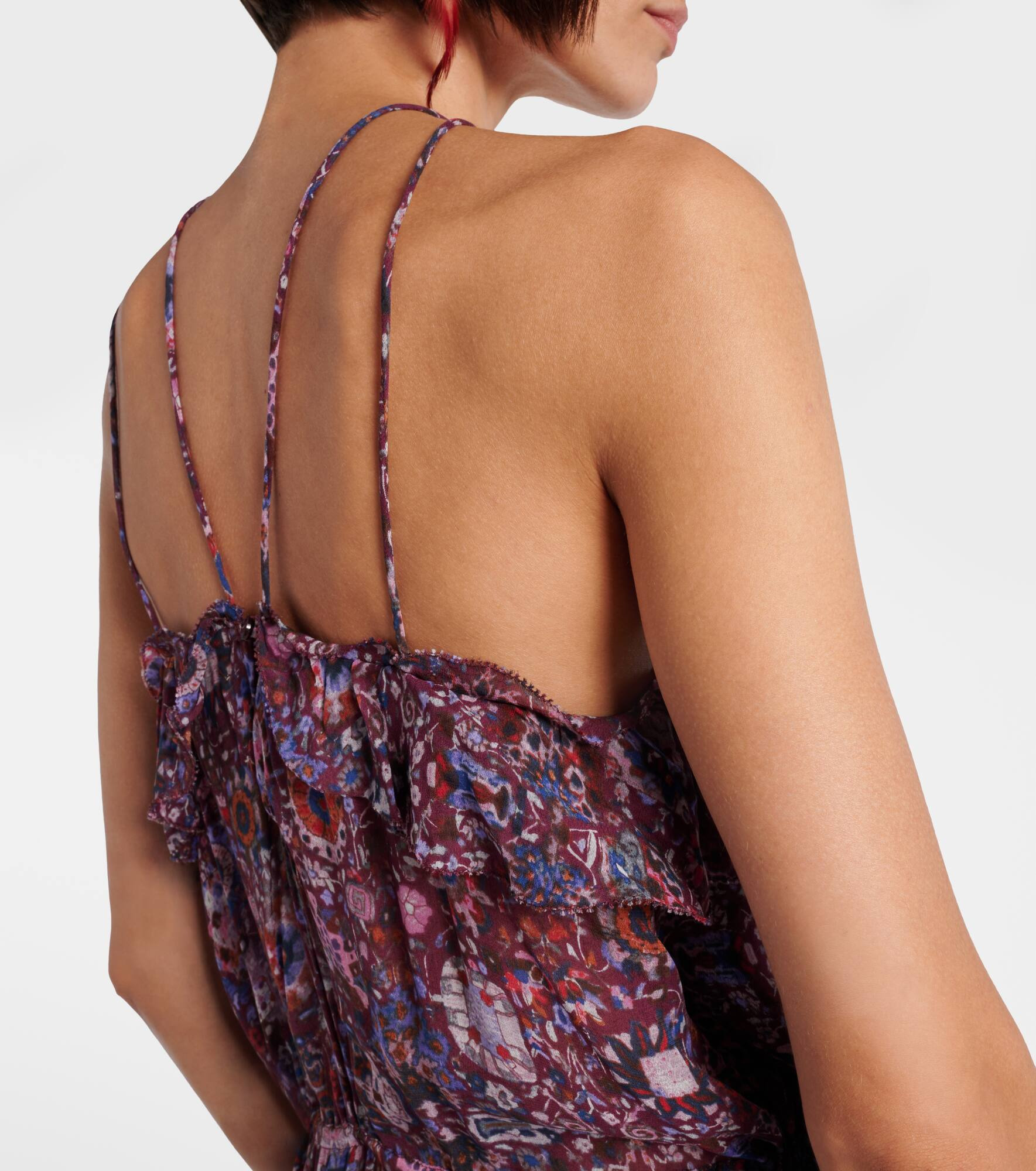 Betty floral halterneck minidress - 6