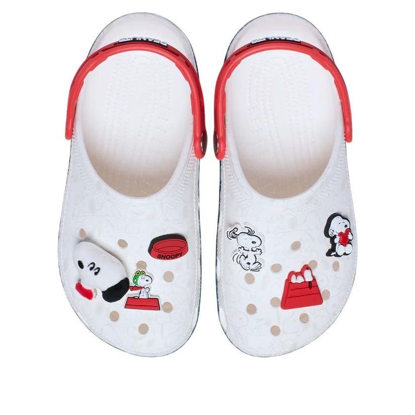 Crocs x Peanuts Snoopy Classic Clog 'White Black' 211124-90H - 4