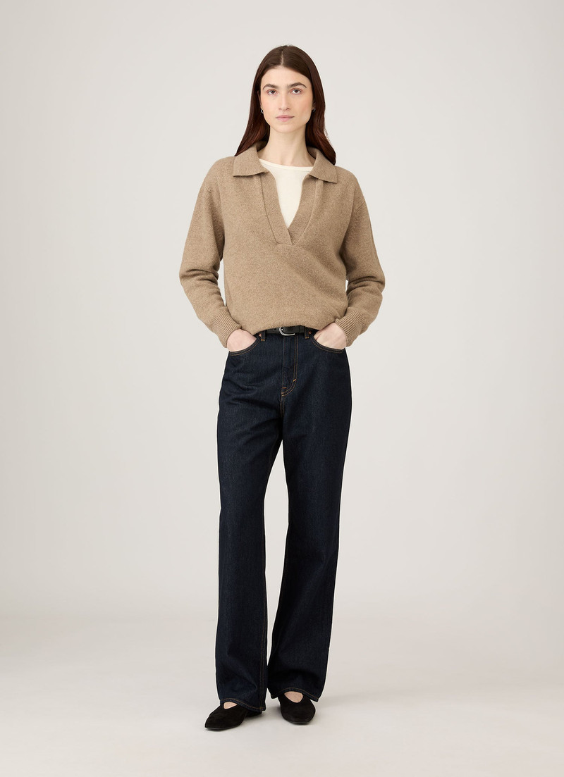 Sunspel Lambswool Polo Neck Jumper outlook