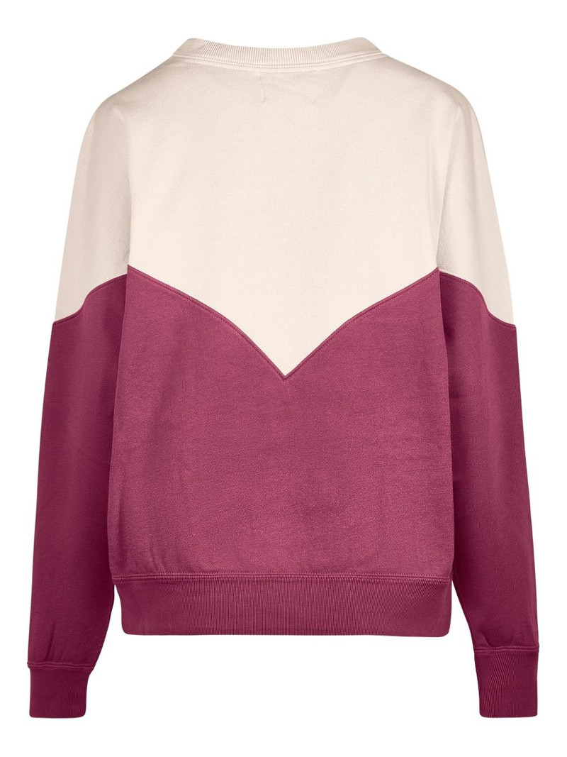 Isabel Marant Étoile colour-block logo sweatshirt outlook