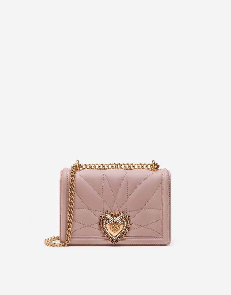 Small Devotion crossbody bag in quilted nappa leather - 1