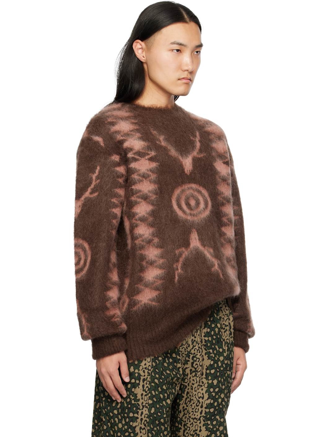 Brown Mohair Sweater - 2