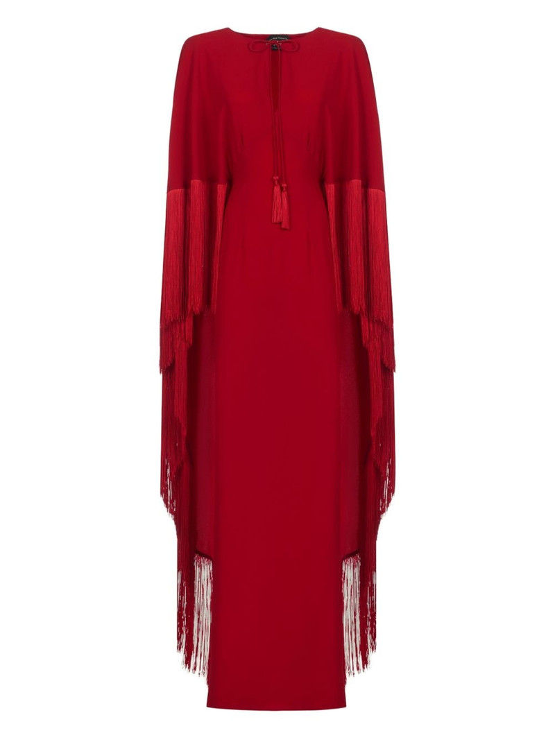 1974 fringe cape dress 1