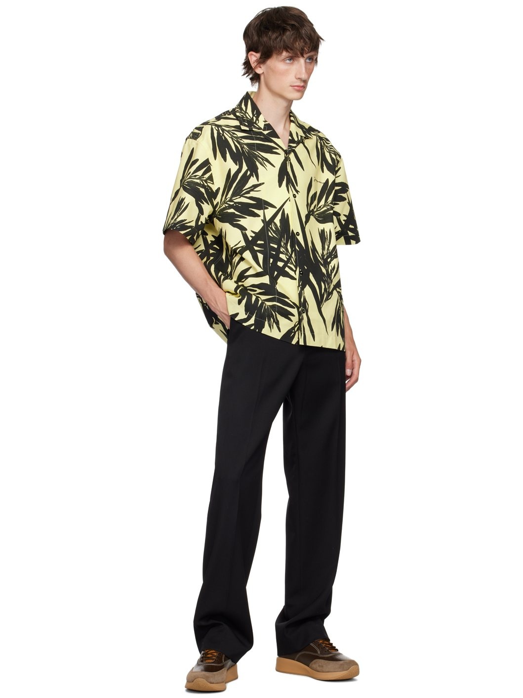 Black & Yellow La Casa 'La chemise Jean' Shirt - 4