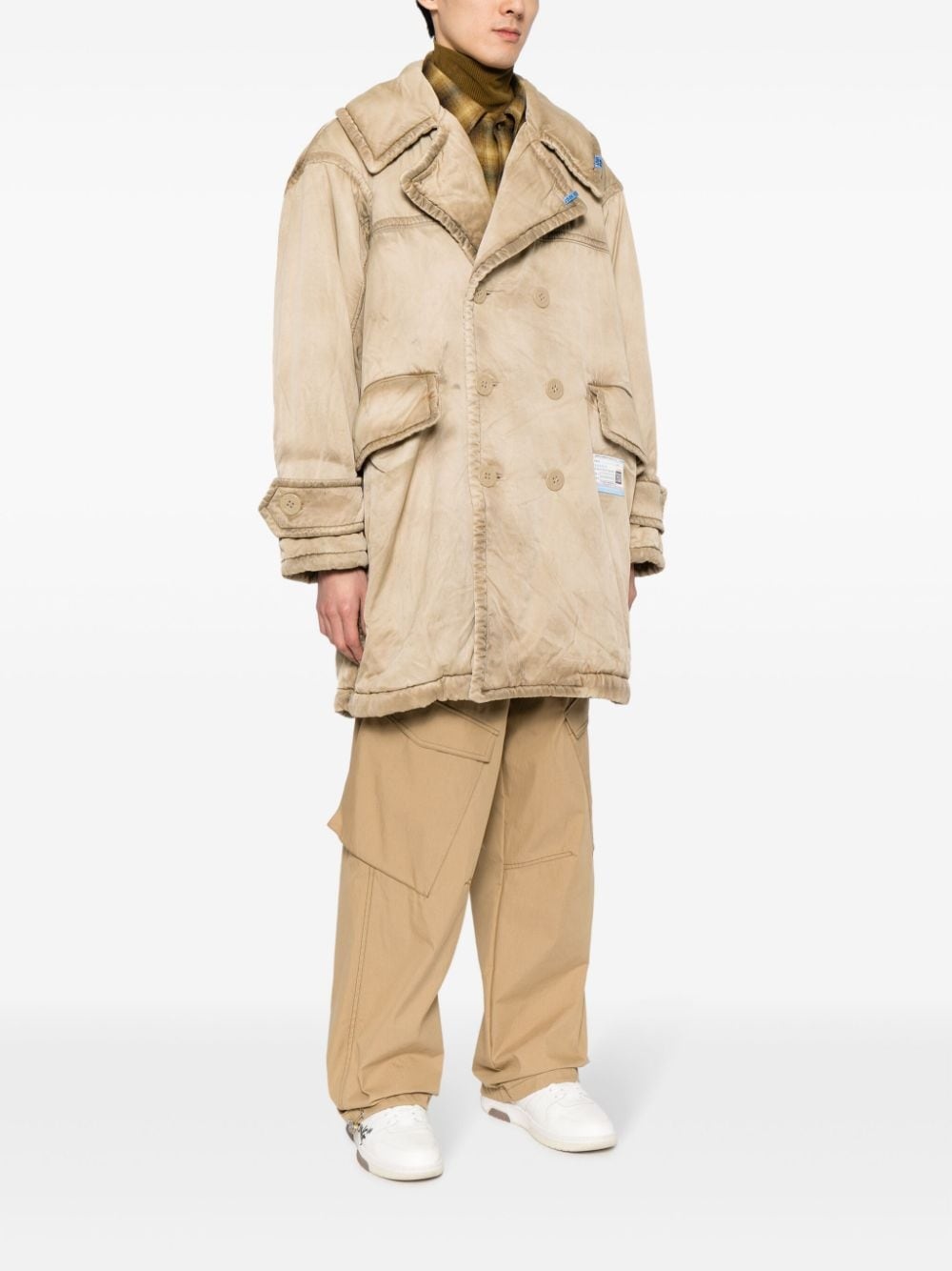 double-breasted peacoat - 3