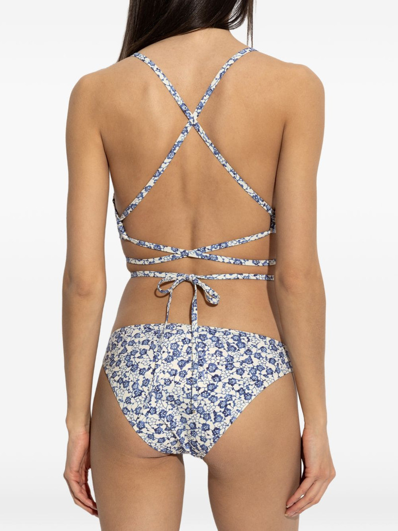 Solange floral-print bikini top 4
