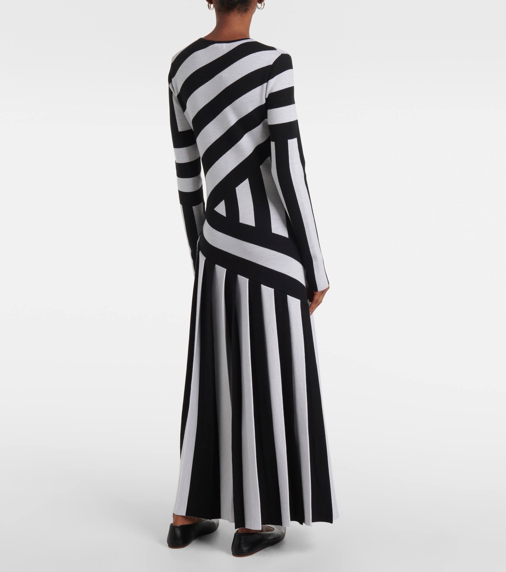 Seema striped wool maxi dress - 3