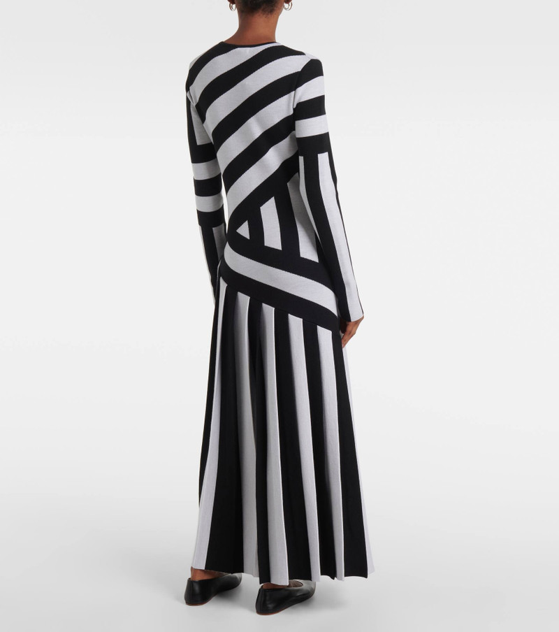 Seema striped wool maxi dress 3
