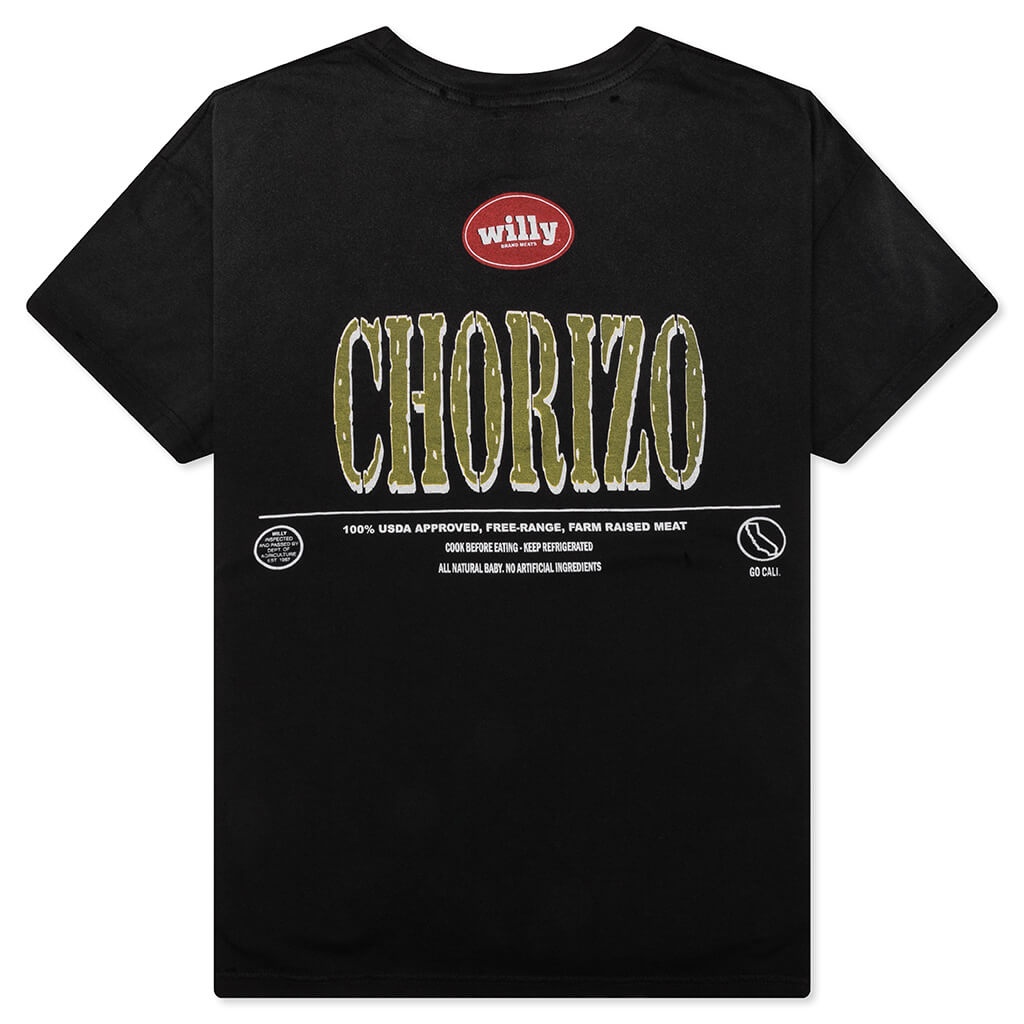 CHORIZO DESTROYED EASY TEE - WASHED BLACK - 2