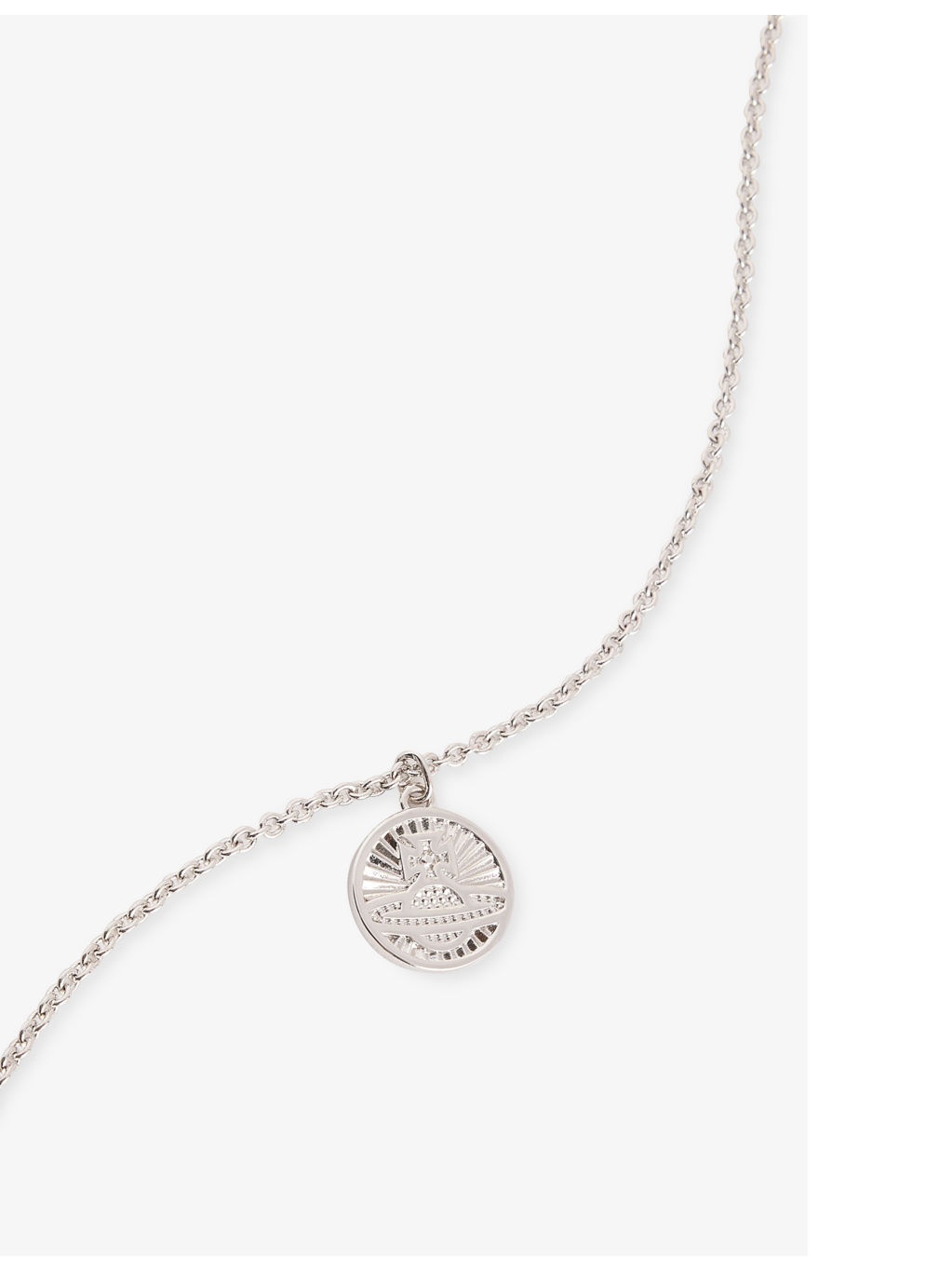 Richmond silver-toned plated brass pendant necklace - 3