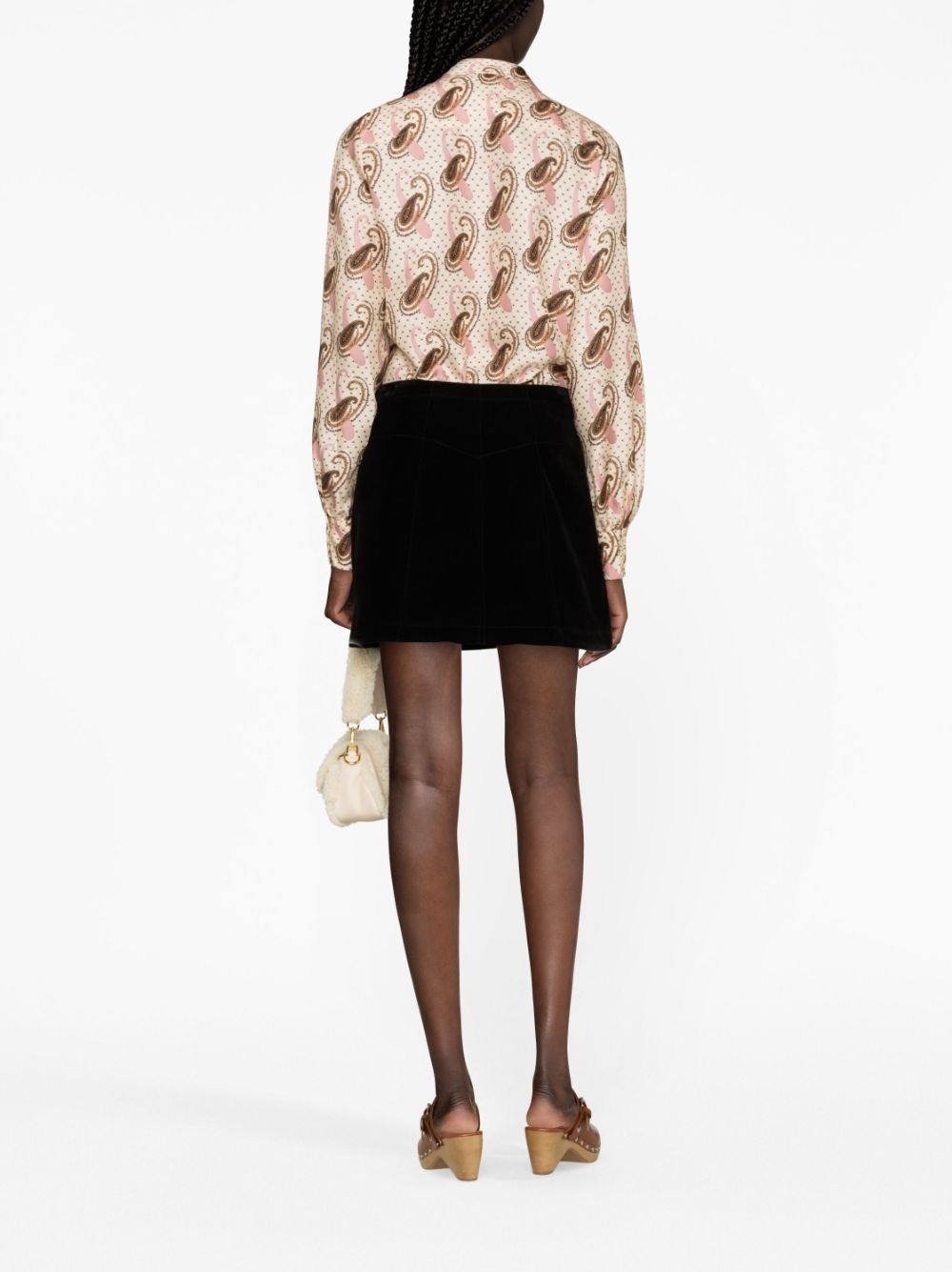 paisley-print silk shirt - 4