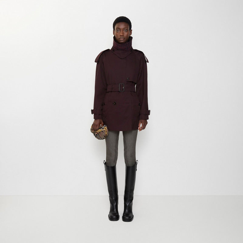 Short Gabardine Fitzrovia Trench Coat 3
