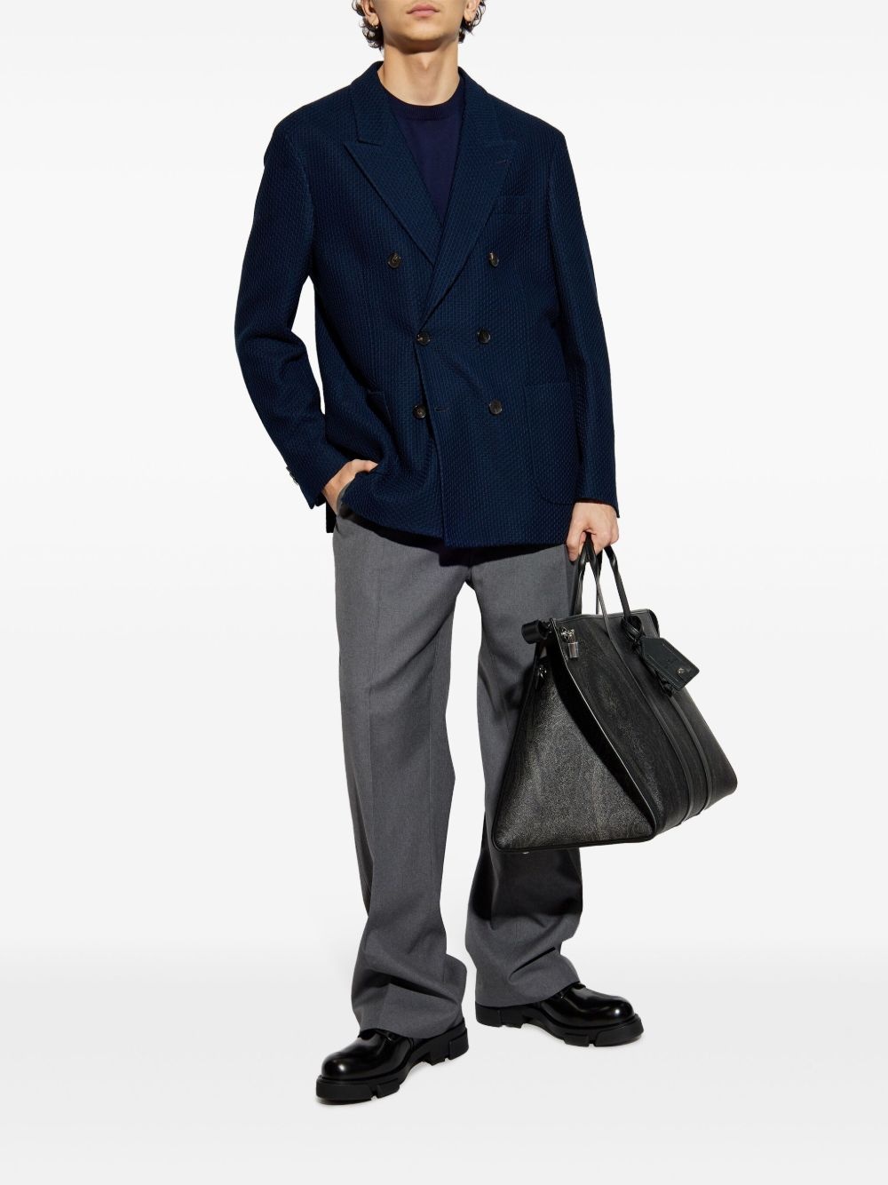 double-breasted blazer - 2