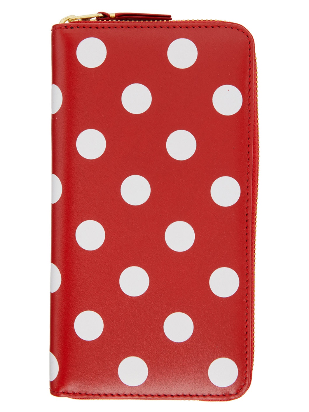 Red Dots Zip Wallet - 1