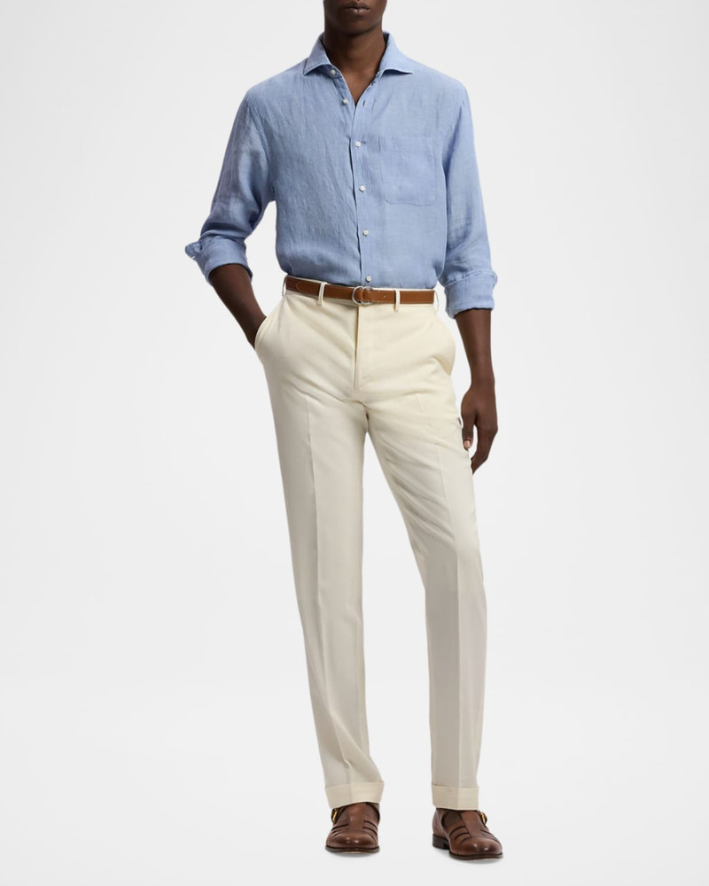 Ralph Lauren Men's Linen Chambray Button-Down Shirt outlook