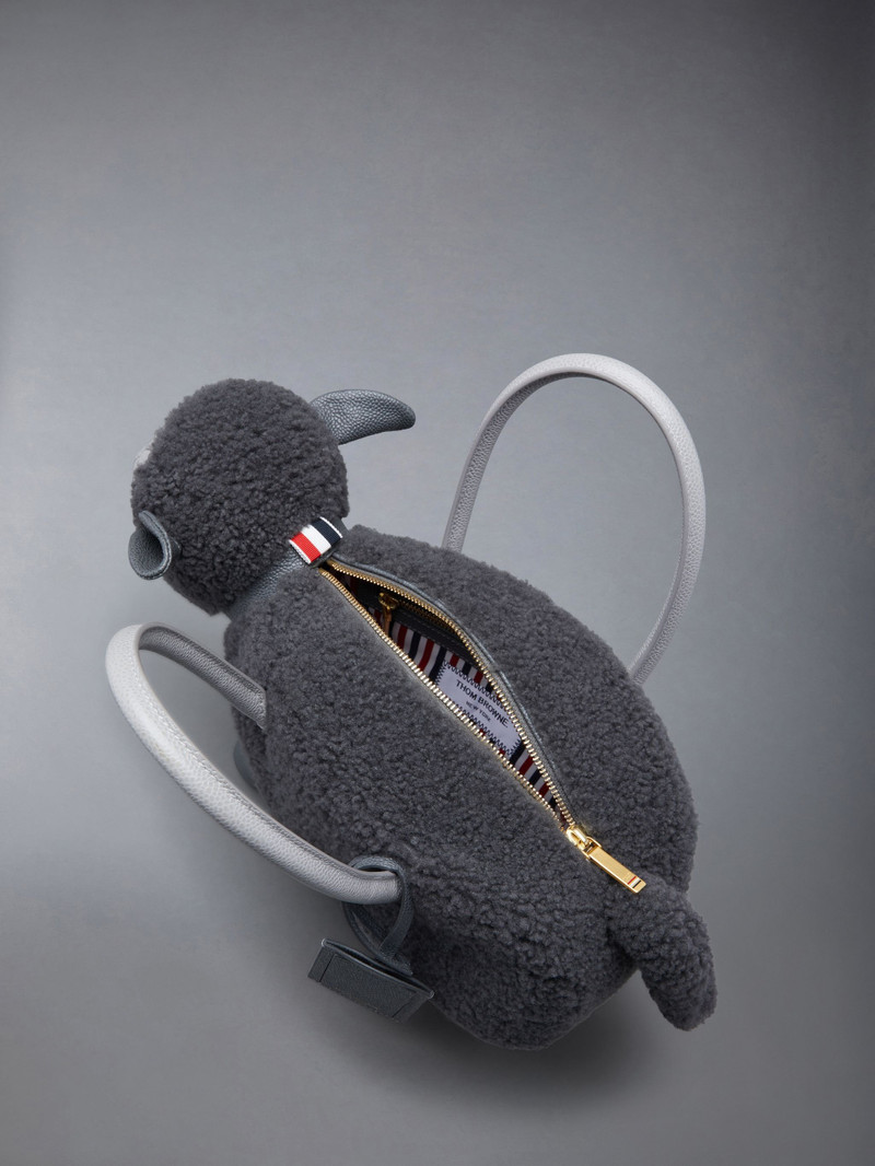 sheep shearling tote bag 5