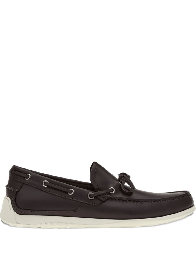 leather lace-up loafers 1