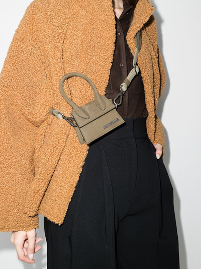 JACQUEMUS Le Chiquito suede mini bag outlook