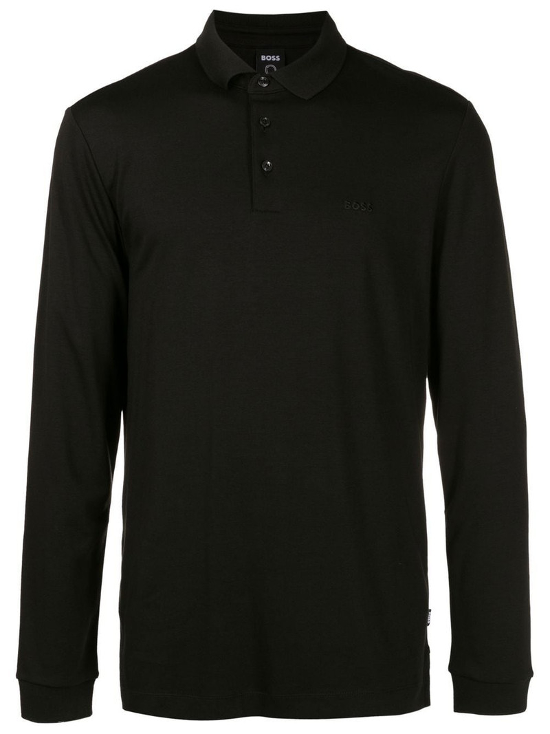 long-sleeved polo shirt 1