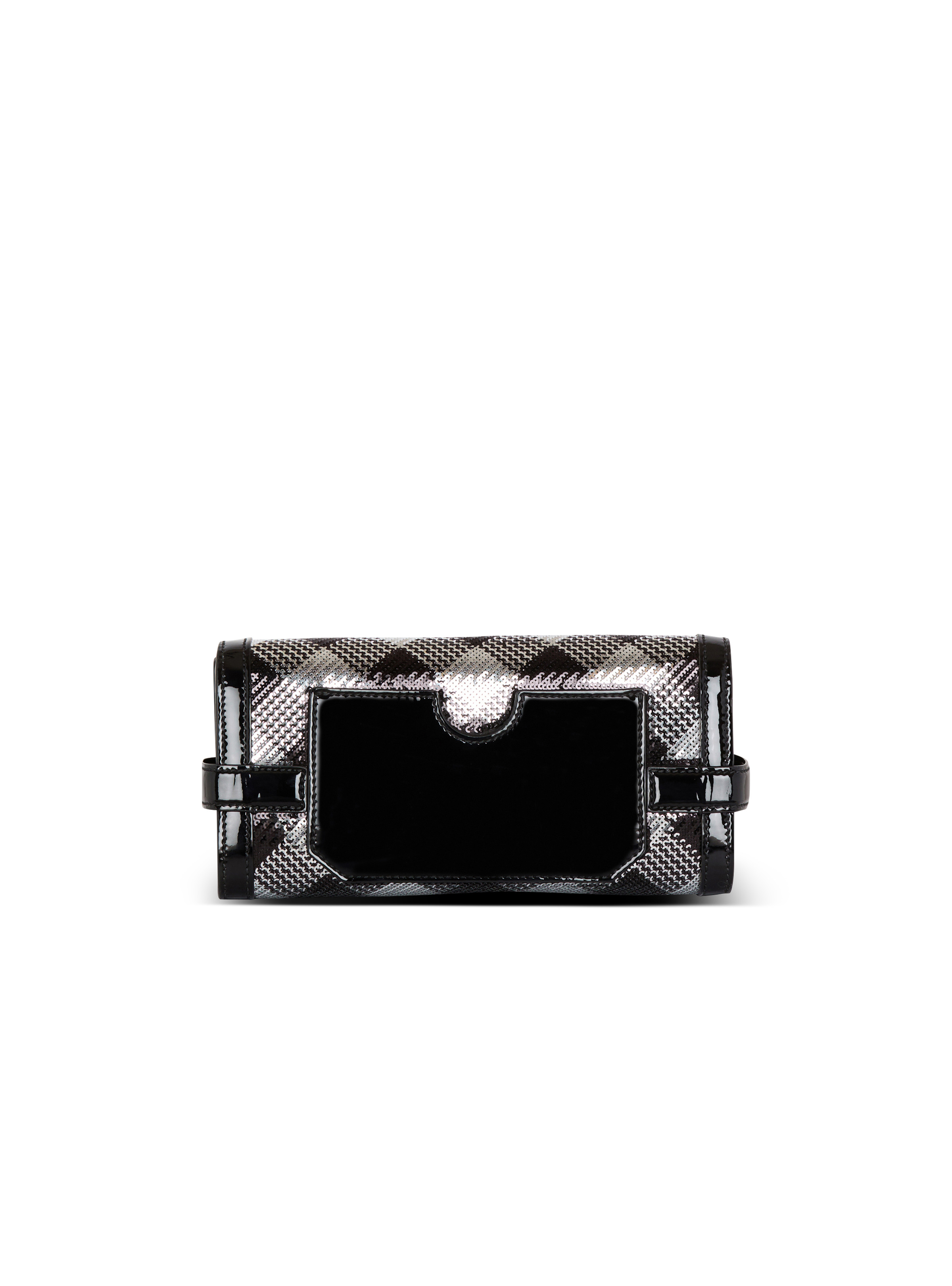 B-Buzz Pouch 23 with gingham sequins and patent leather 4