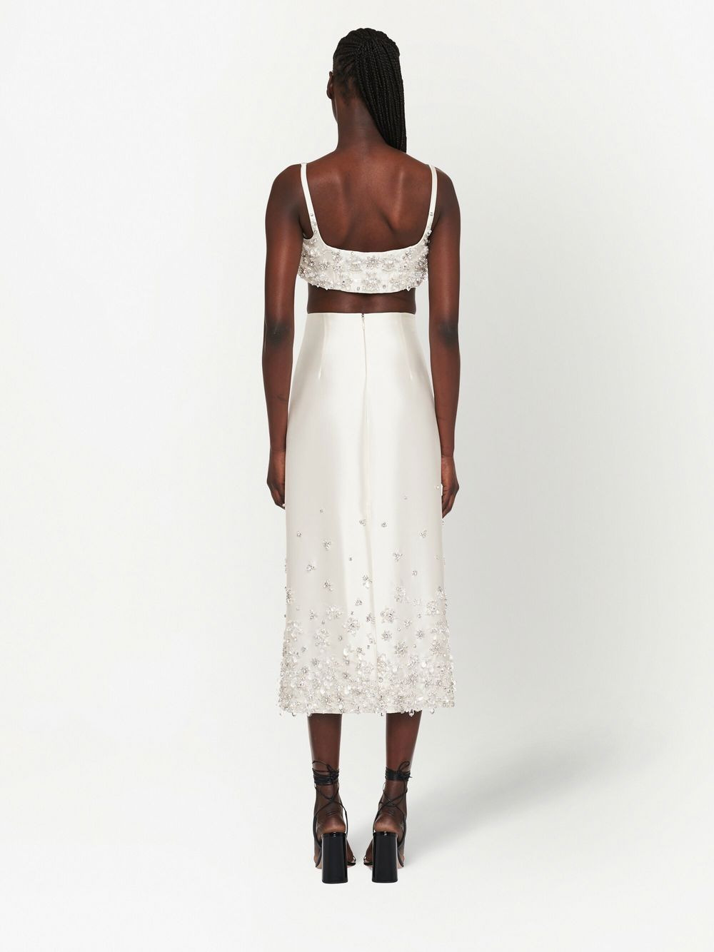 bead-embellished cropped top - 4