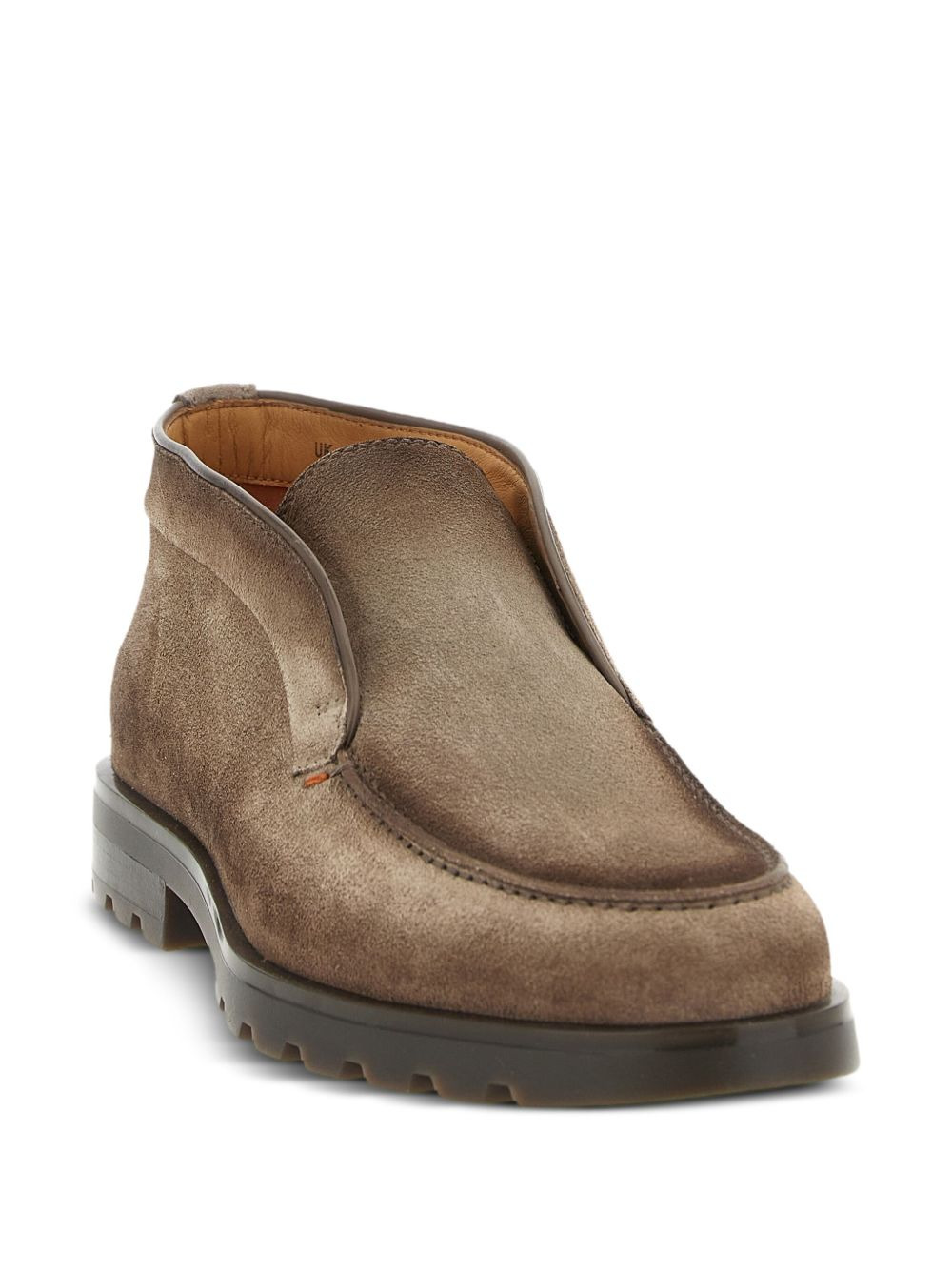 leather slip-on boots - 2