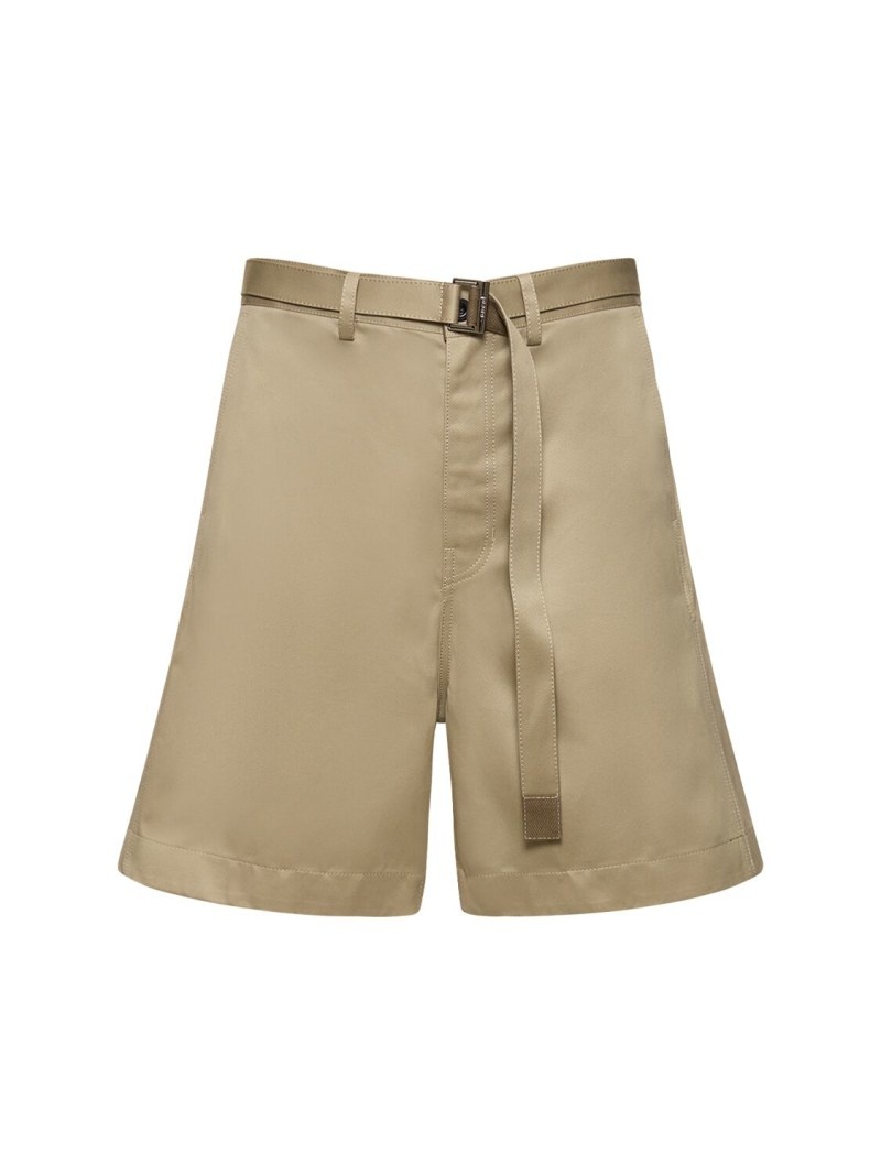 Cotton chino shorts - 1