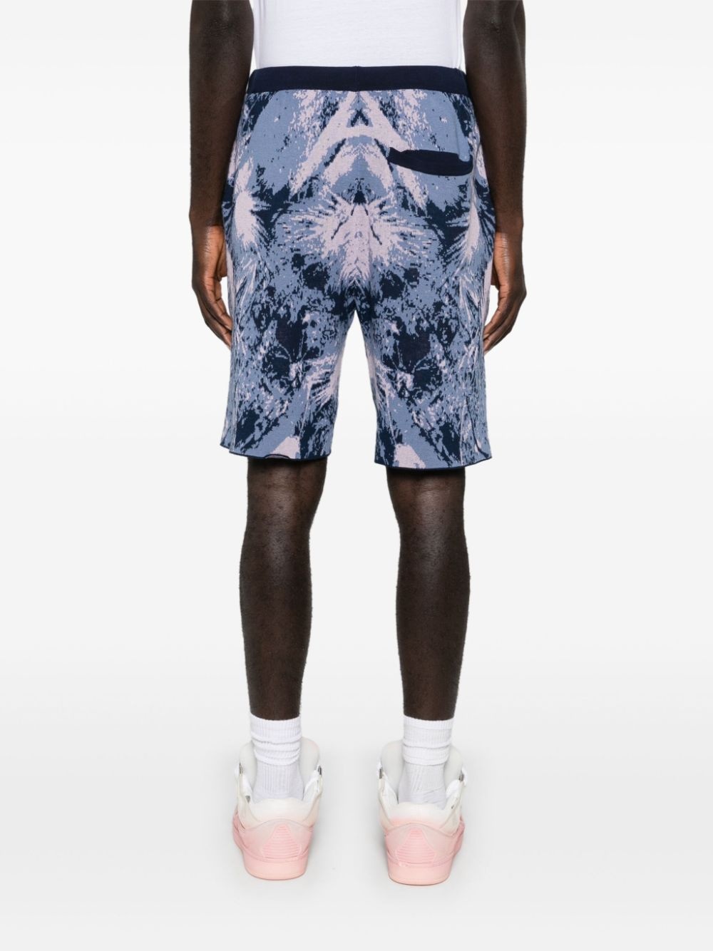 jungle-pattern shorts - 4