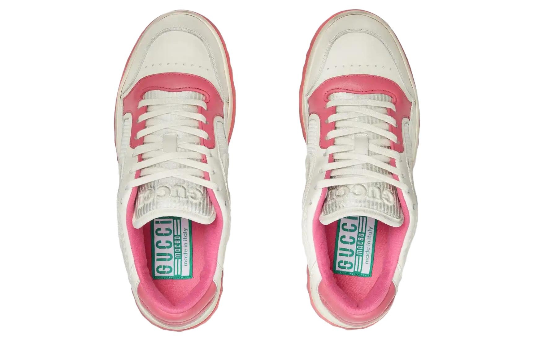 (WMNS) Gucci MAC80 Sneaker 'Off White Pink' 749909-AAB79-9152 - 4