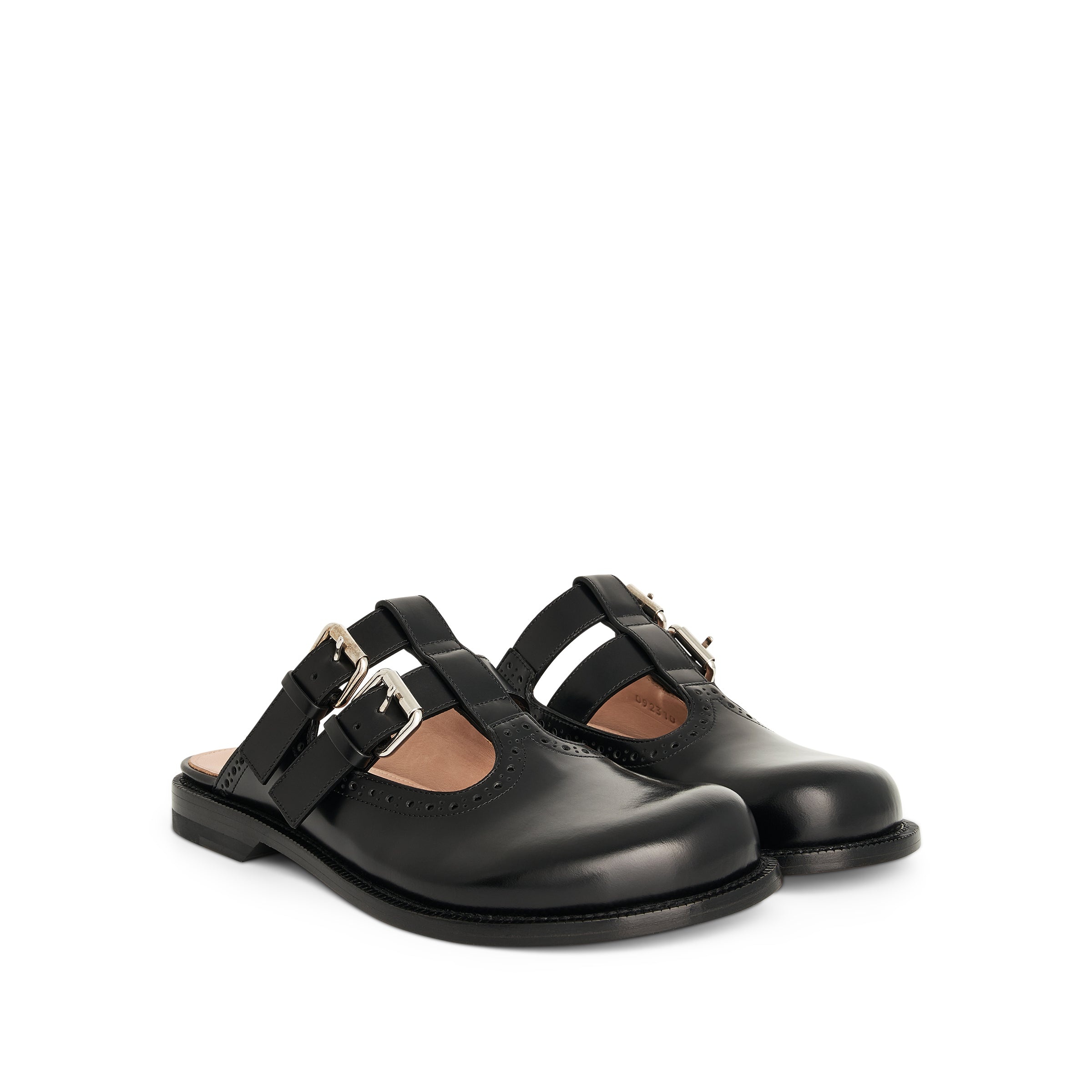 Campo Mary Jane Mule in Black - 2