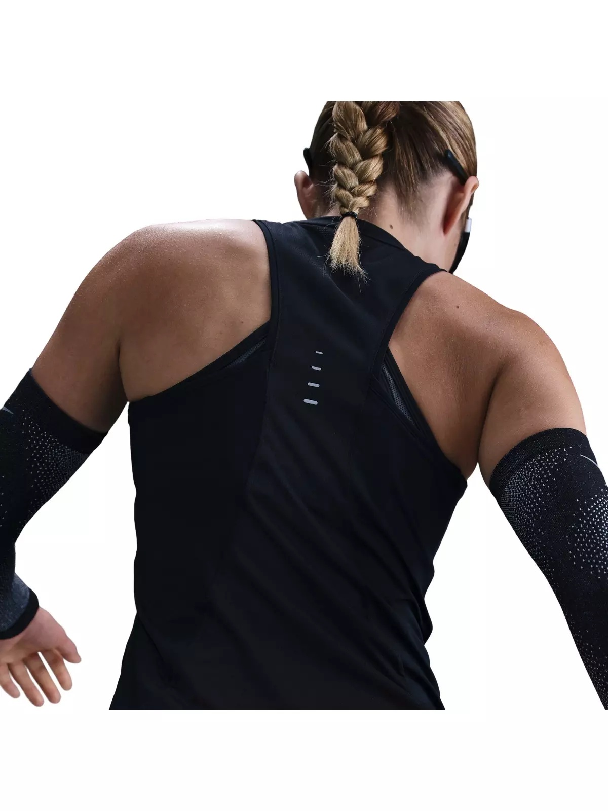 Women's Swift Dri-FIT Running Tank Top -Black - 2