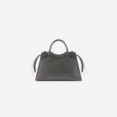 BALENCIAGA Women's Neo Classic Small Handbag in Grey outlook