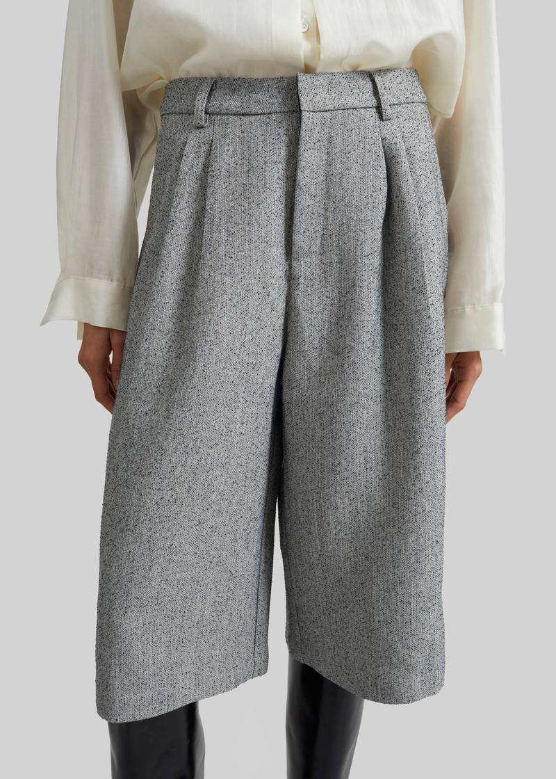 Dunley Bermuda Shorts - Grey Melange 4