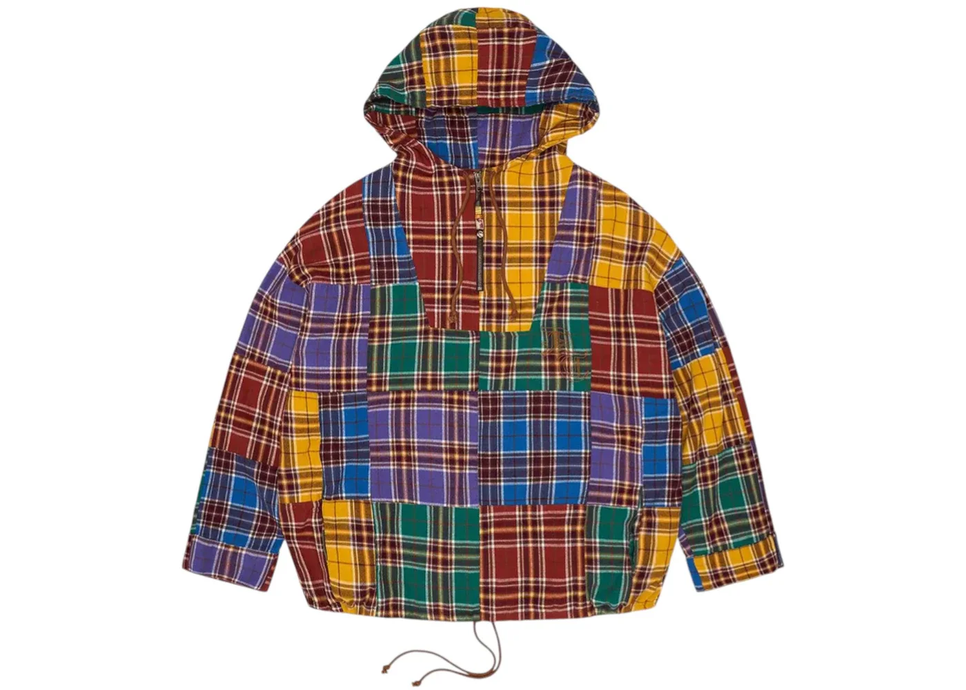 Denim Tears MVP Plaid Patchwork Pullover Multicolor - 1
