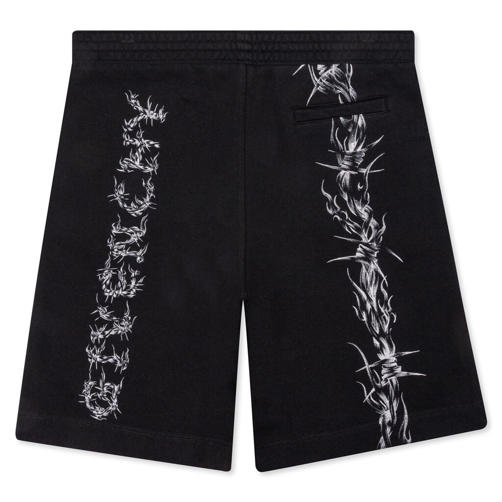 GIVENCHY BARBED WIRE BERMUDA - BLACK - 2
