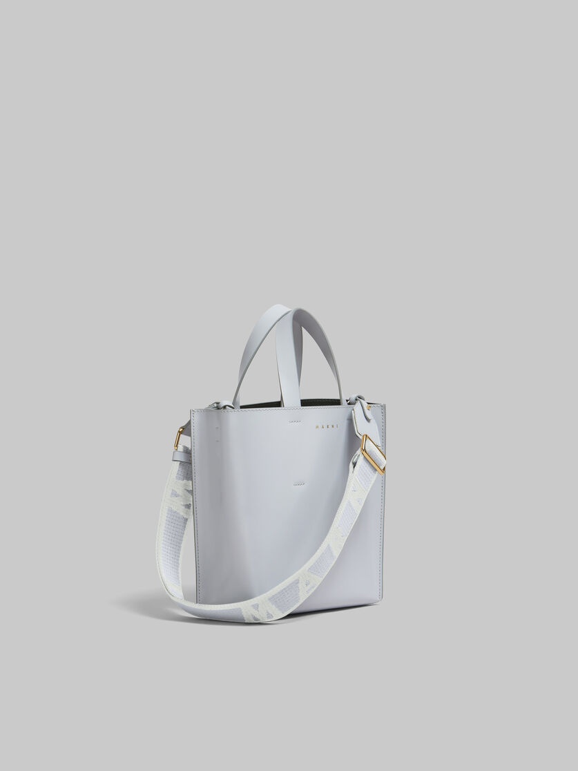 MUSEO MINI BAG IN GREY LEATHER - 6