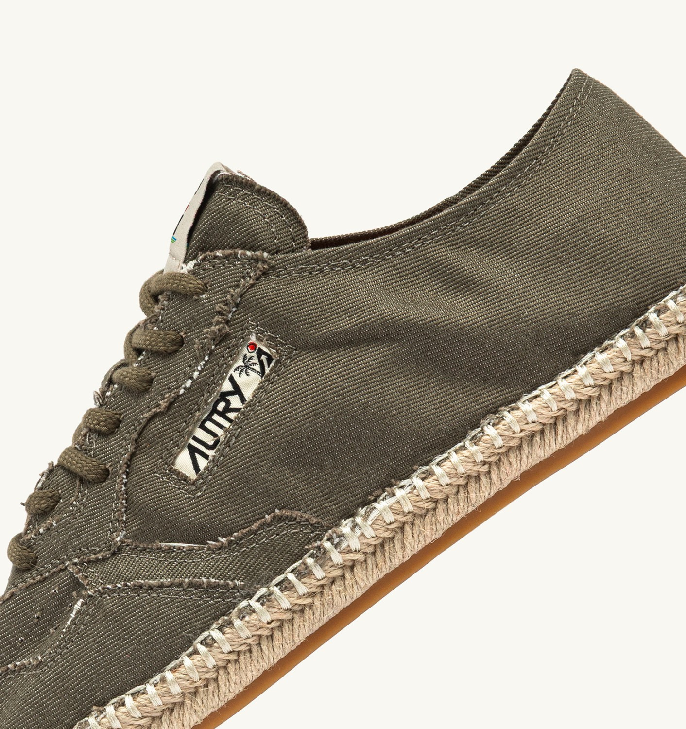 SANDY ESPADRILLES IN MILITARY CANVAS - 6