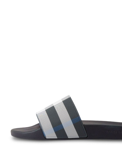 Burberry check-print slides outlook