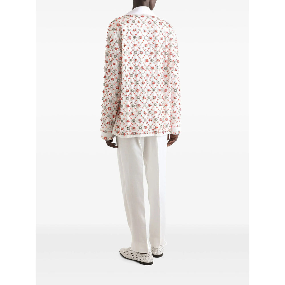 Dolce & Gabbana White Trousers - Tailored Trousers Men - 3