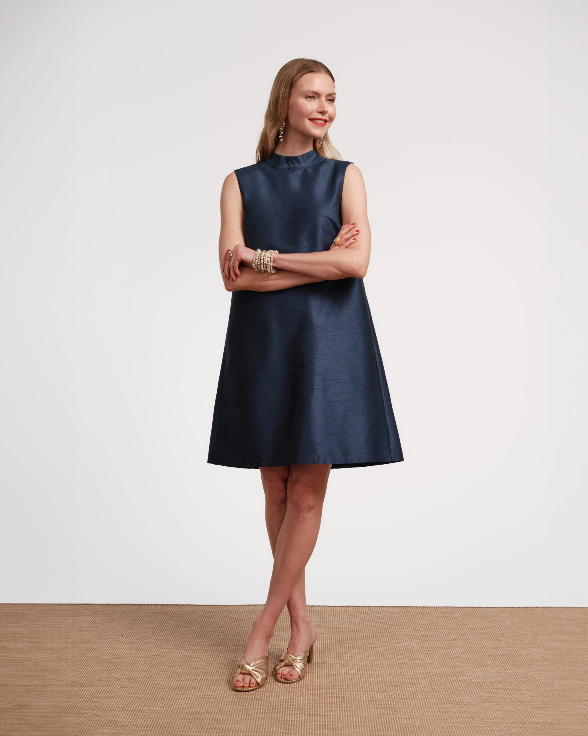 Sleeveless Diplomat Mini Dress - 1