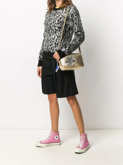 Golden Goose glitter star patch shoulder bag outlook